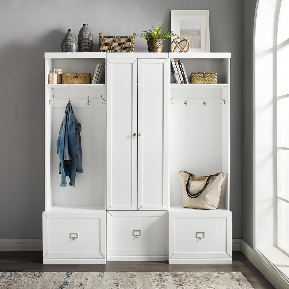 Harper 3-Piece Entryway Set – Pantry Closet & 2 Hall Trees