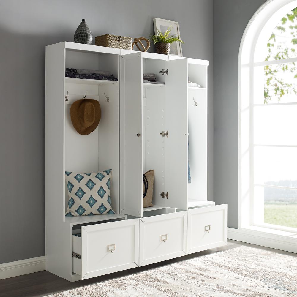 Harper 3-Piece Entryway Set – Pantry Closet & 2 Hall Trees