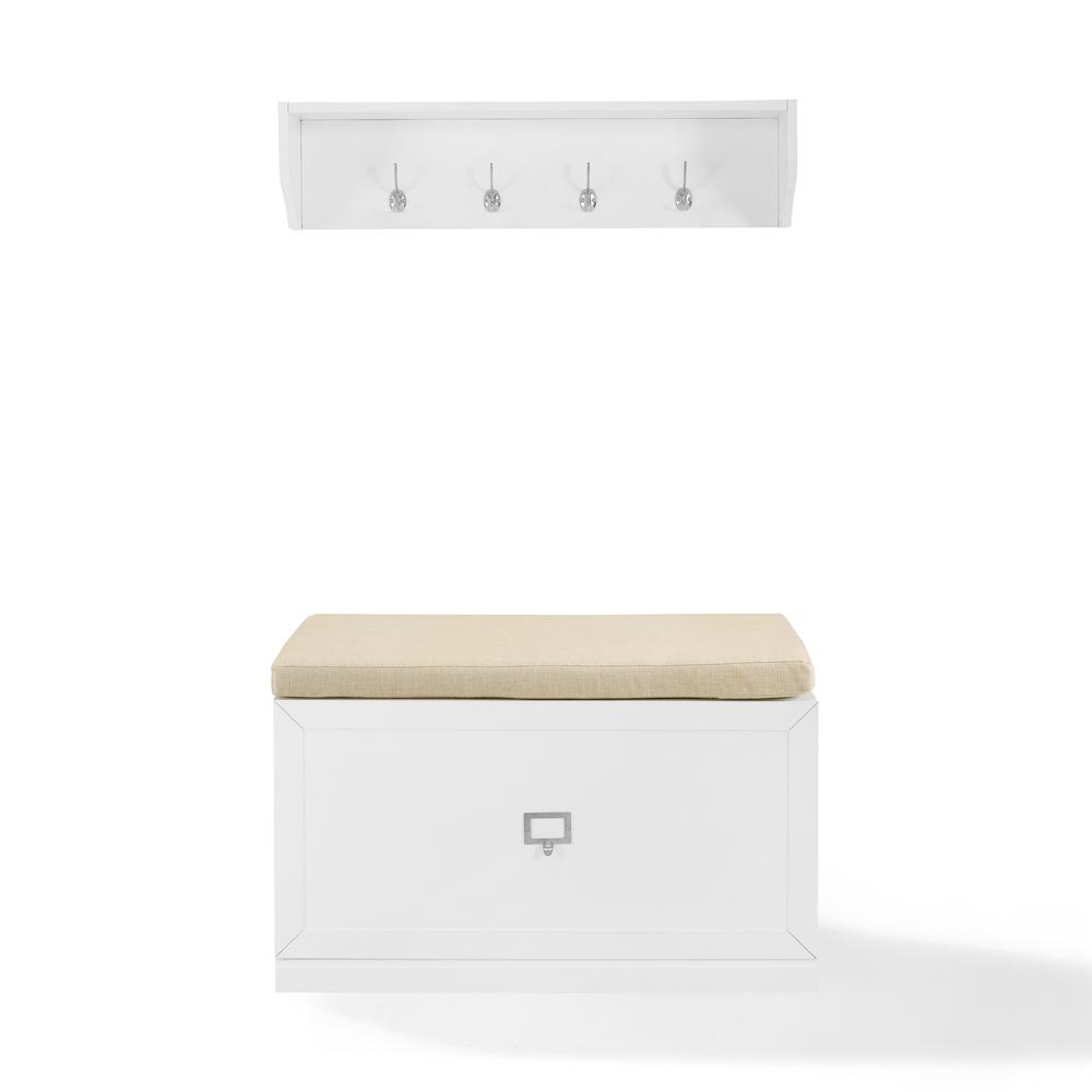Harper 2-Piece Entryway Set – Bench & Shelf