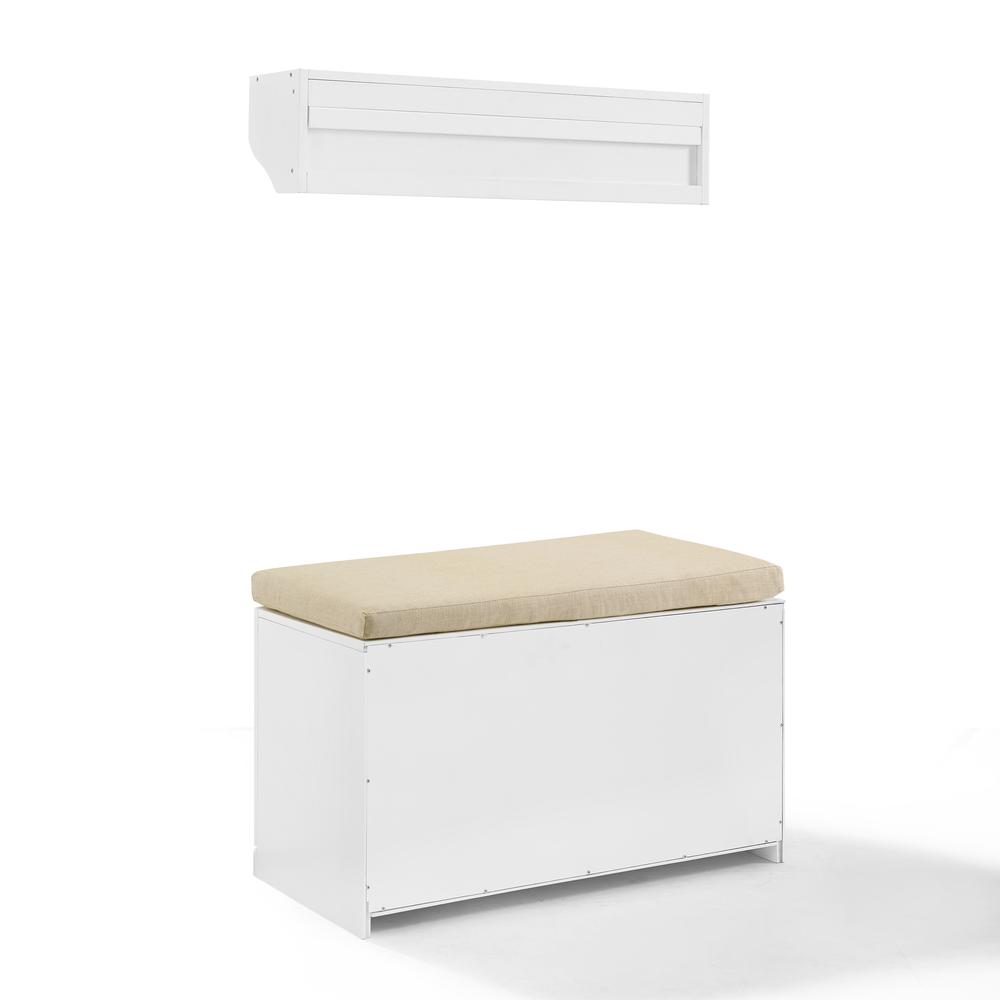 Harper 2-Piece Entryway Set – Bench & Shelf