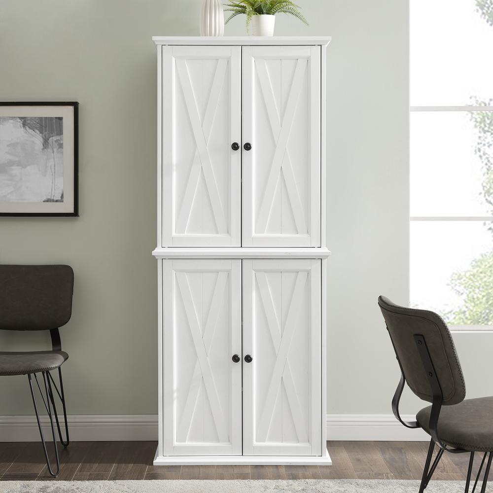 Clifton Tall Kitchen Storage Pantry – 2 Stackable Pantries