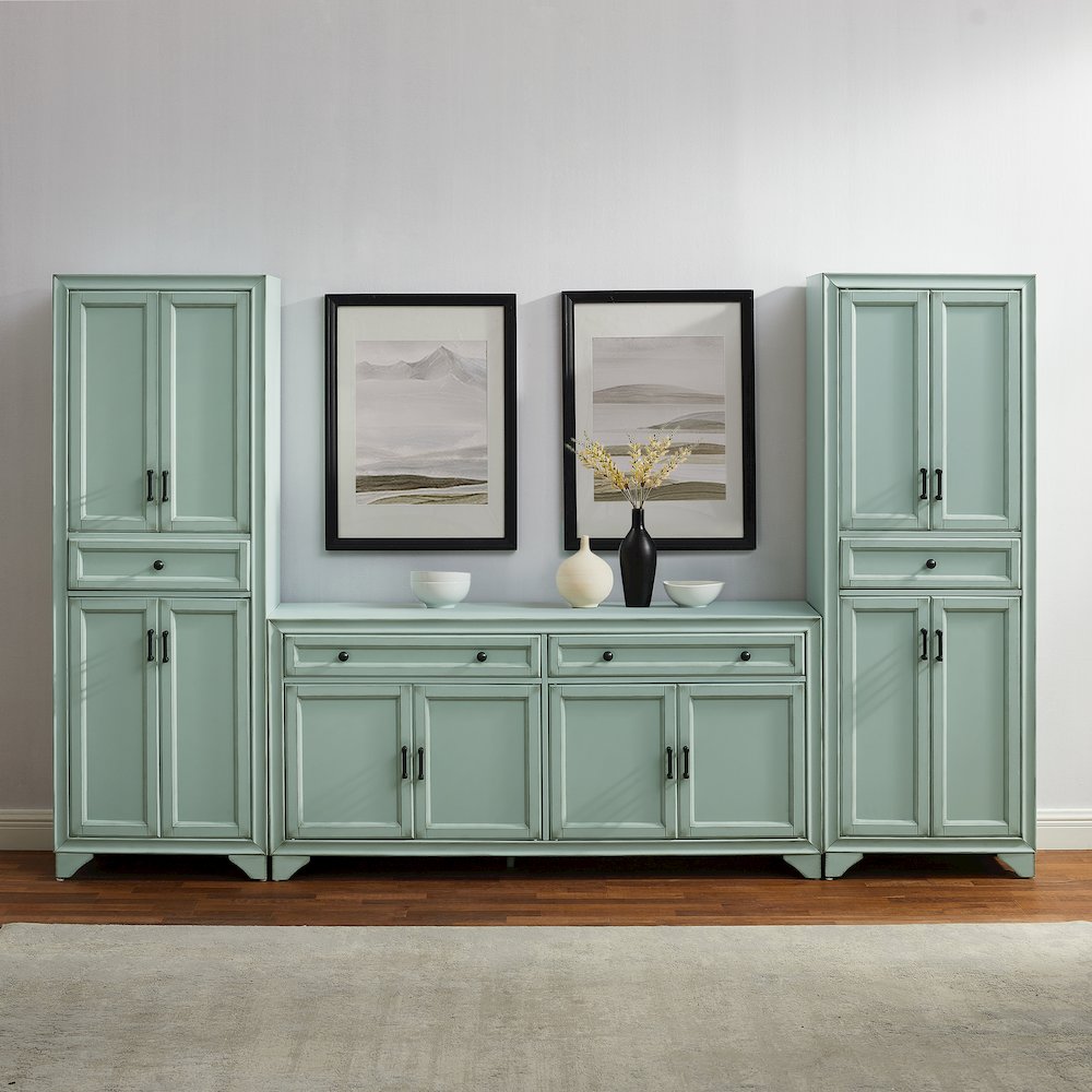 Tara 3-Piece Sideboard And Pantry Set – Sideboard & 2 Pantries