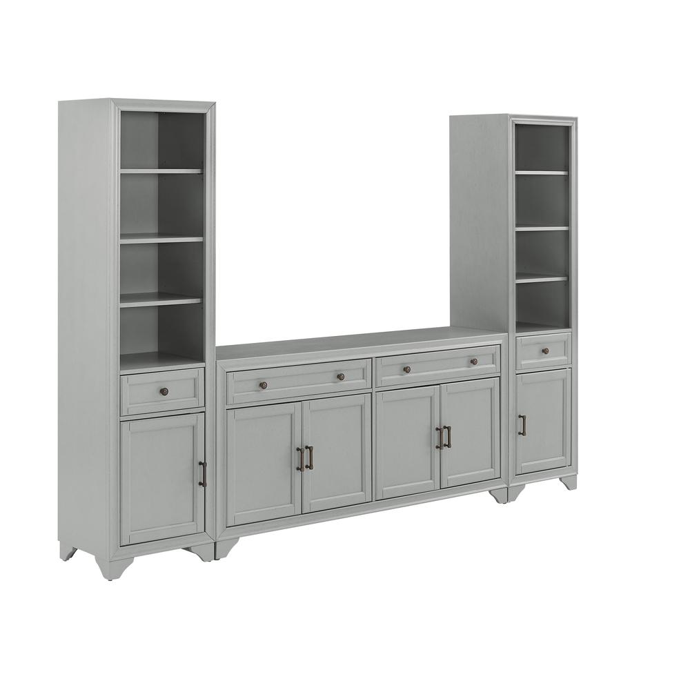 Tara 3-Piece Sideboard And Bookcase Set – Sideboard & 2 Bookcases