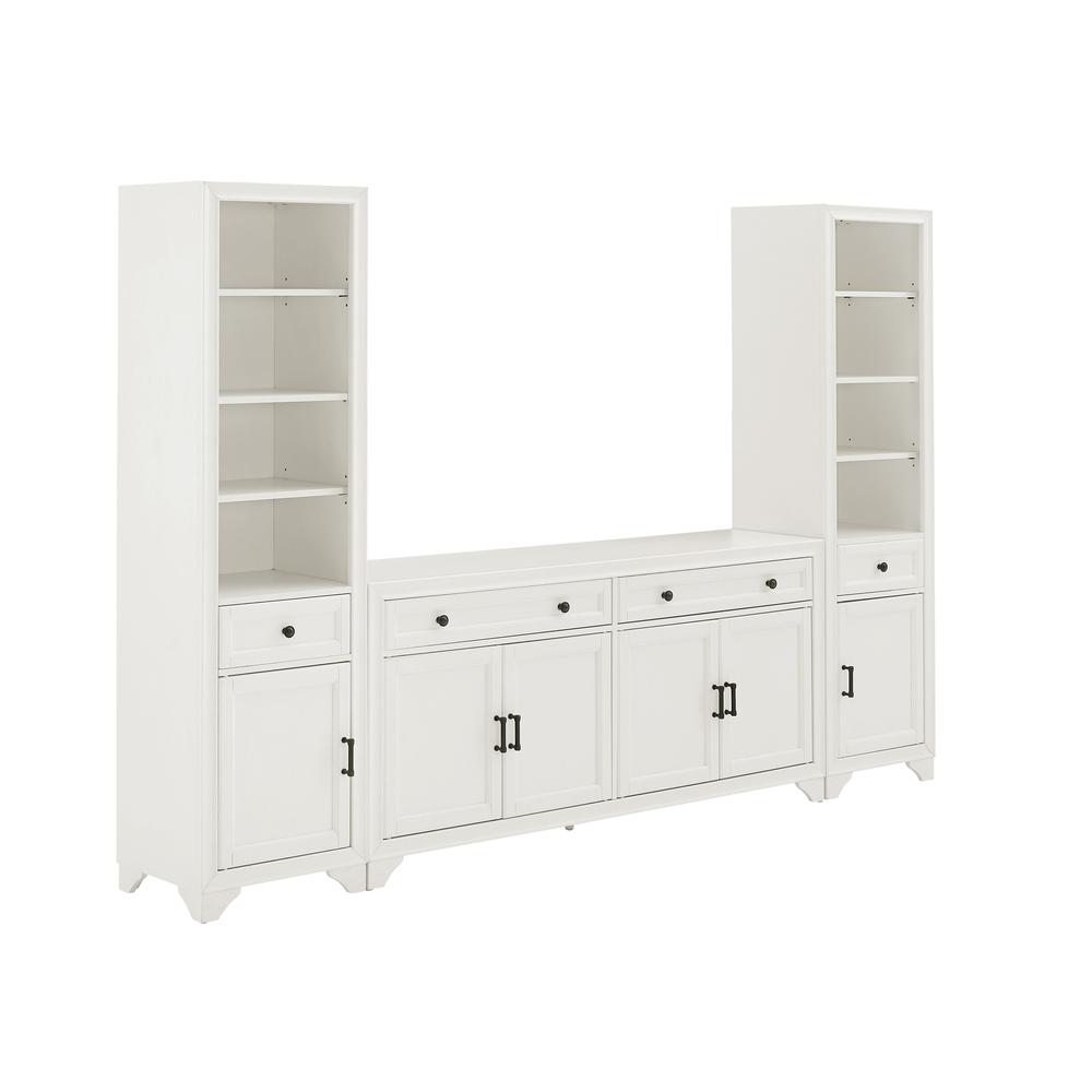 Tara 3-Piece Sideboard And Bookcase Set – Sideboard & 2 Bookcases