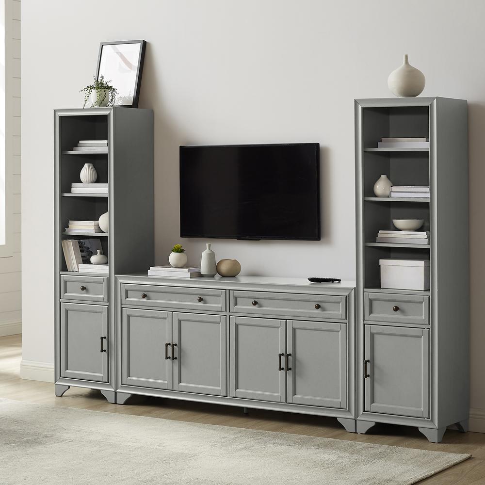 Tara 3-Piece Entertainment Center – Sideboard & 2 Bookcases