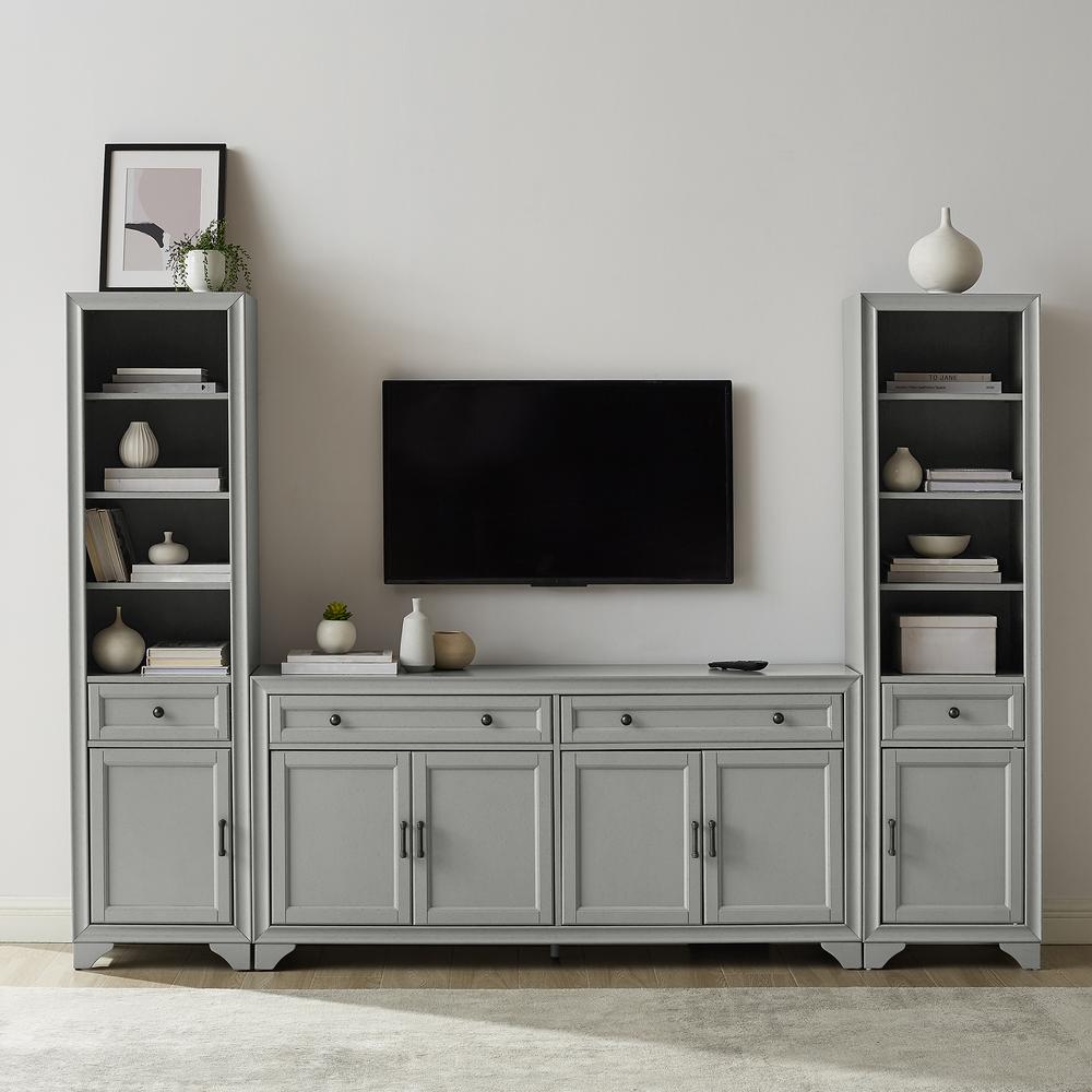 Tara 3-Piece Entertainment Center – Sideboard & 2 Bookcases