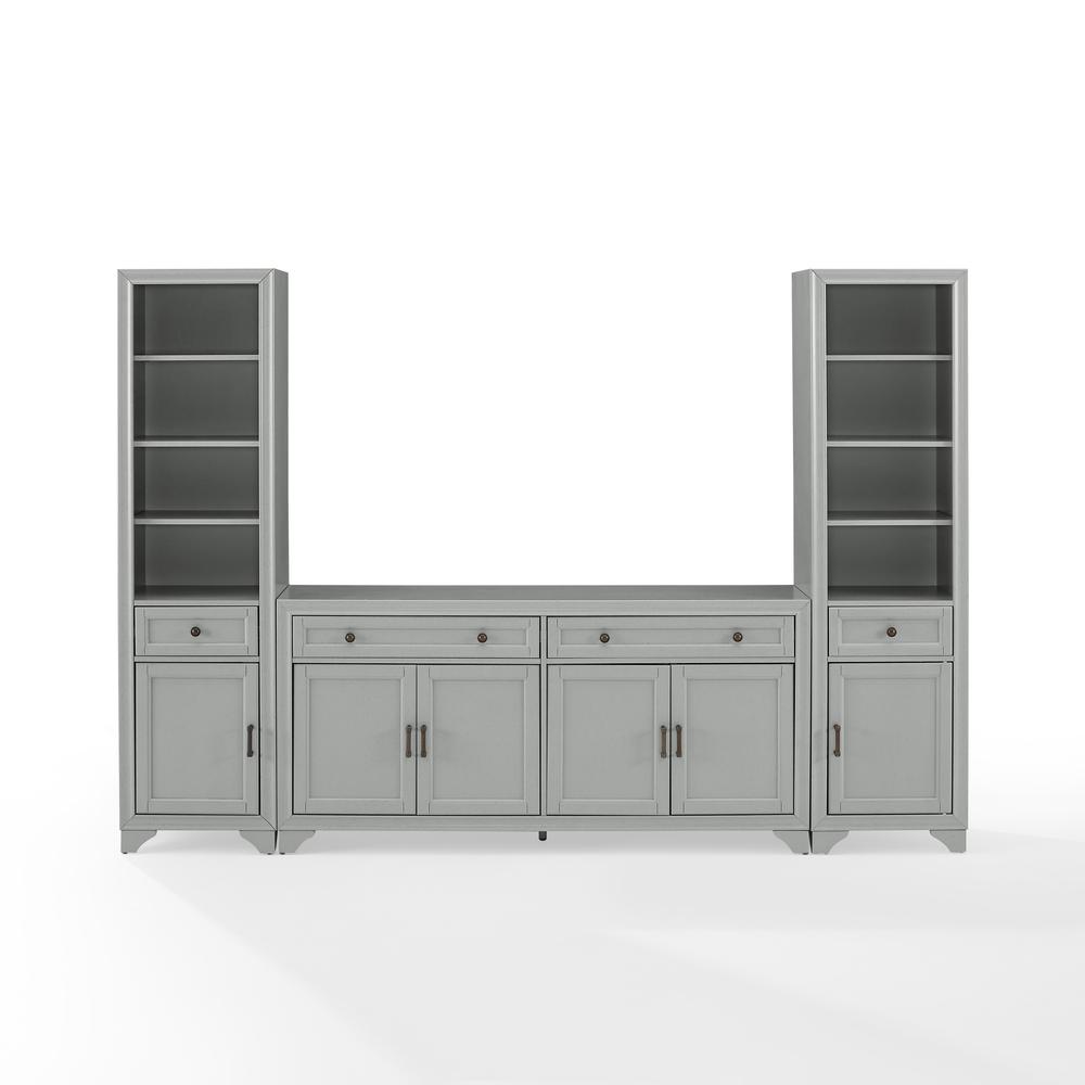 Tara 3-Piece Entertainment Center – Sideboard & 2 Bookcases