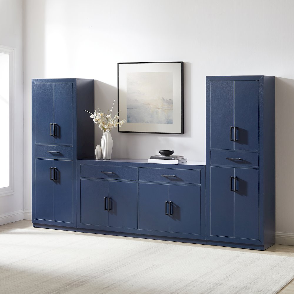 Isla 3-Piece Sideboard And Pantry Set – Sideboard & 2 Pantries