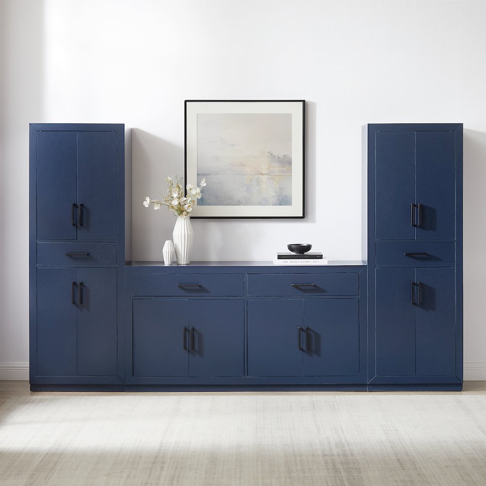 Isla 3-Piece Sideboard And Pantry Set – Sideboard & 2 Pantries