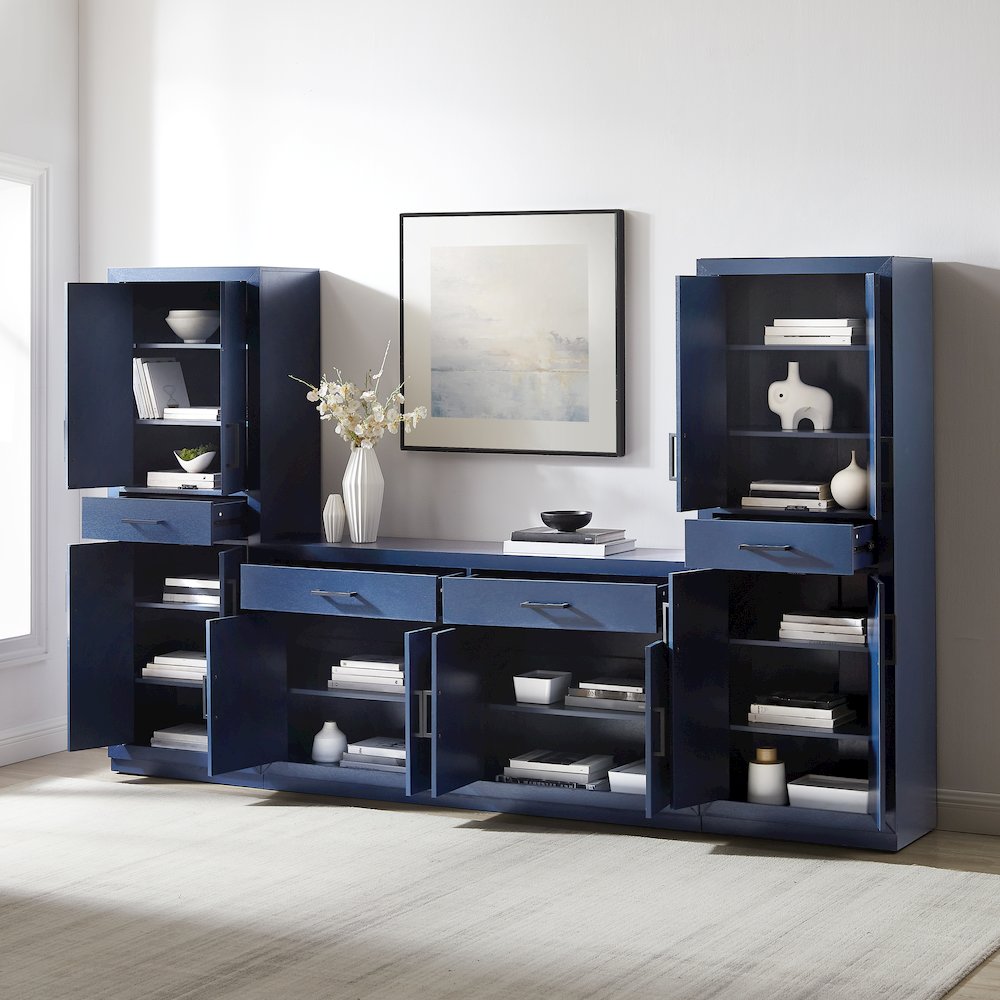 Isla 3-Piece Sideboard And Pantry Set – Sideboard & 2 Pantries
