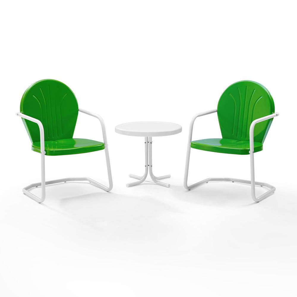 Griffith 3Pc Retro Outdoor Chair Set – Side Table & 2 Chairs
