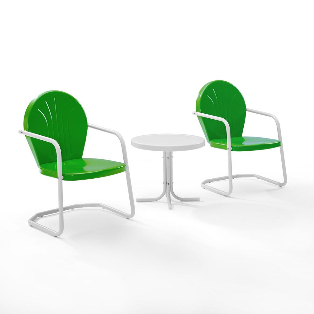 Griffith 3Pc Retro Outdoor Chair Set – Side Table & 2 Chairs