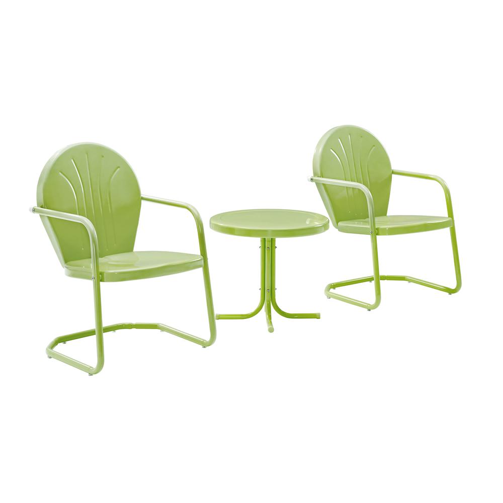 Griffith 3Pc Retro Outdoor Chair Set – Side Table & 2 Chairs