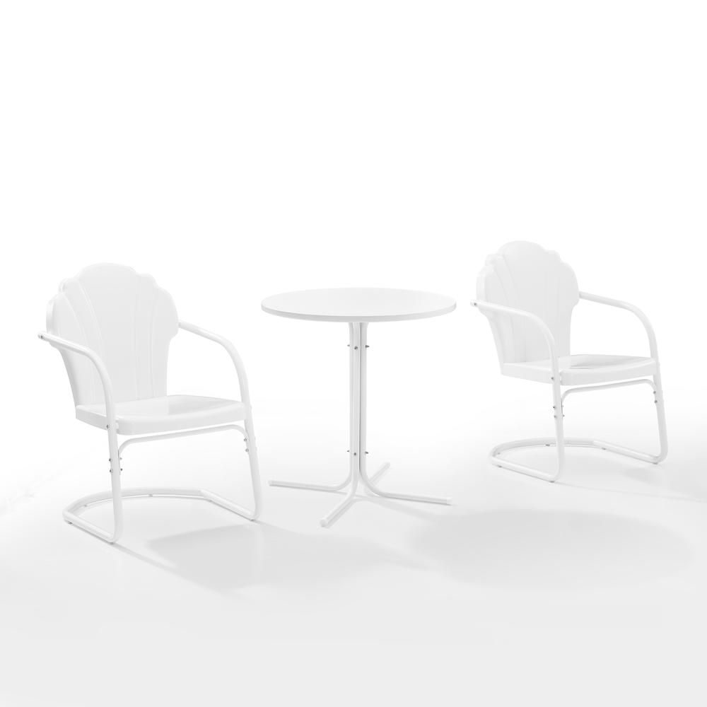 Tulip 3Pc Retro Outdoor Bistro Set – Bistro Table & 2 Chairs