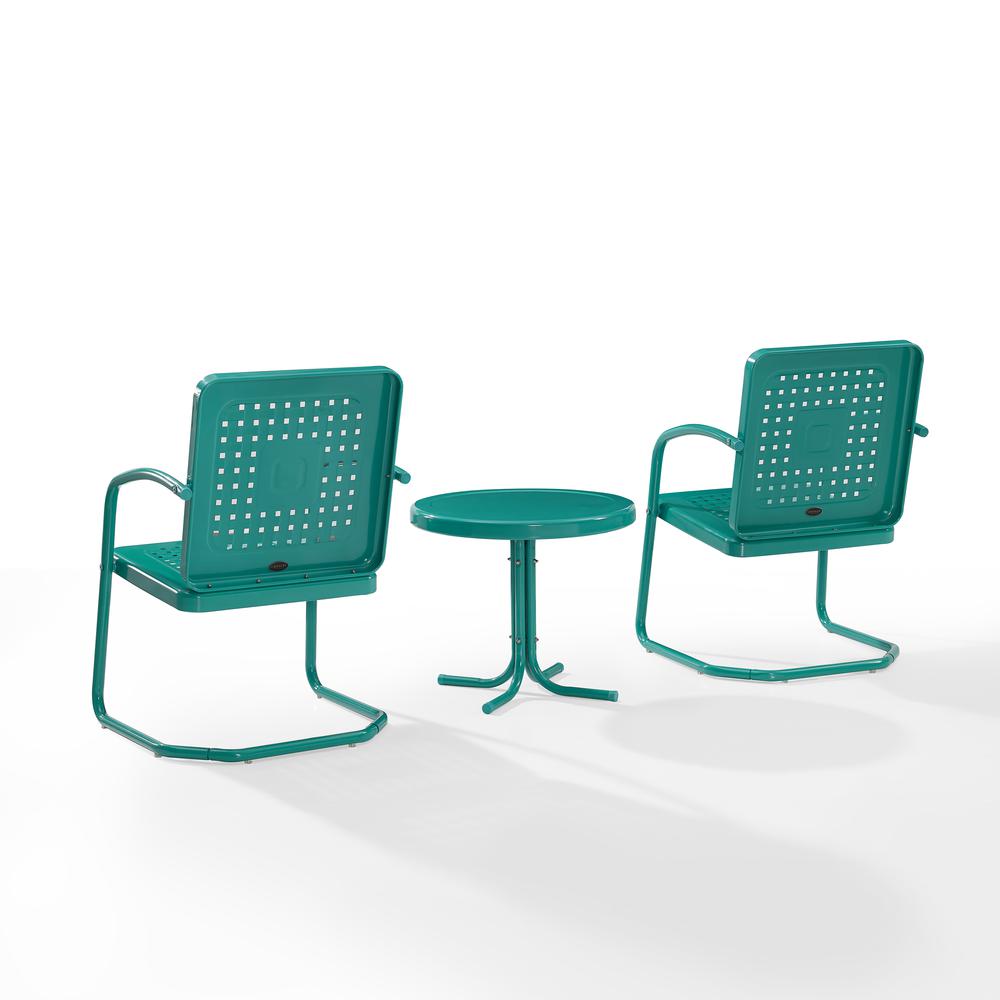 Bates 3Pc Retro Outdoor Chair Set – Side Table & 2 Armchairs