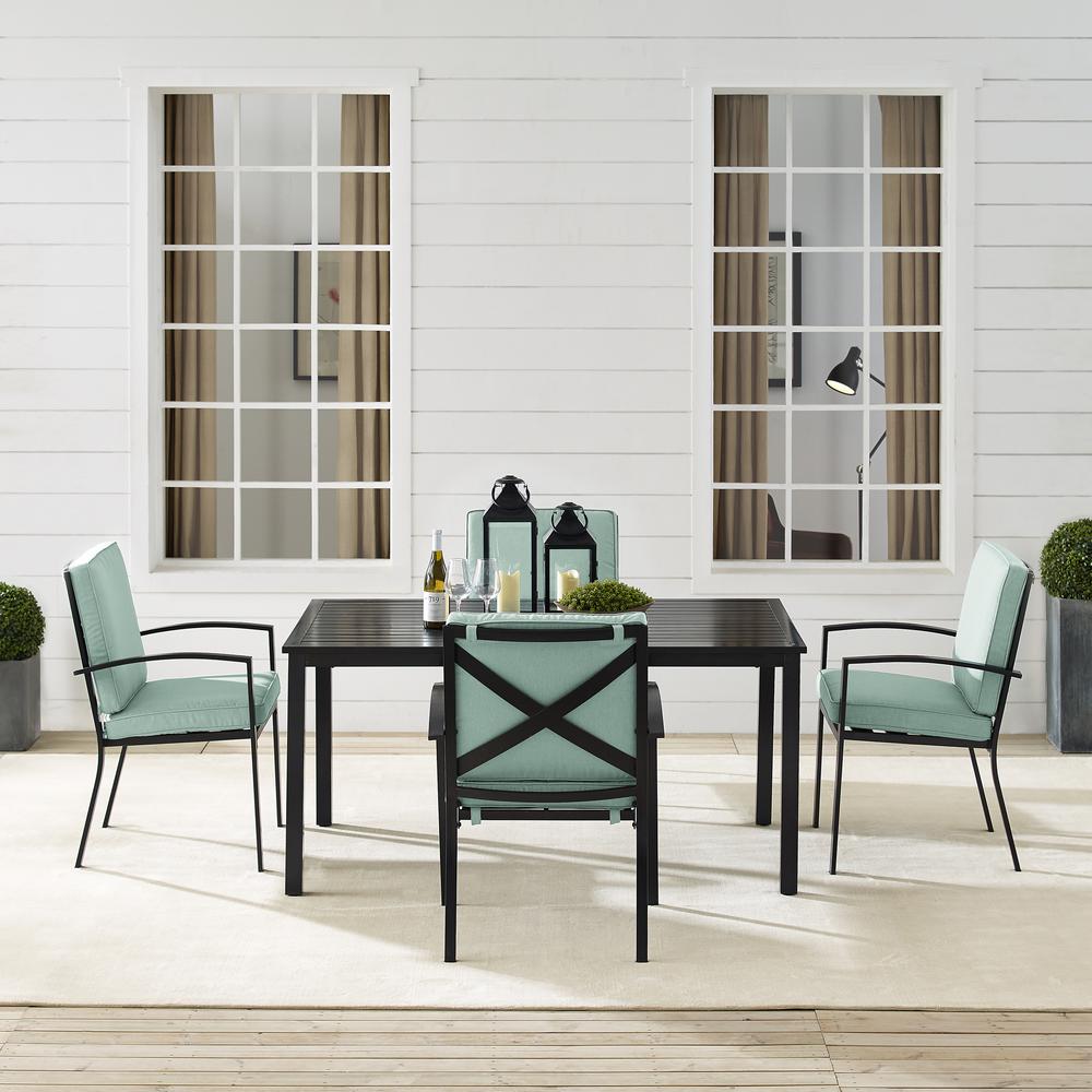 Kaplan 5Pc Outdoor Dining Set – Table & 4 Chairs