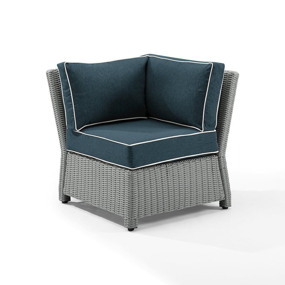 Bradenton Wicker Corner Outdoor Sectional Chair