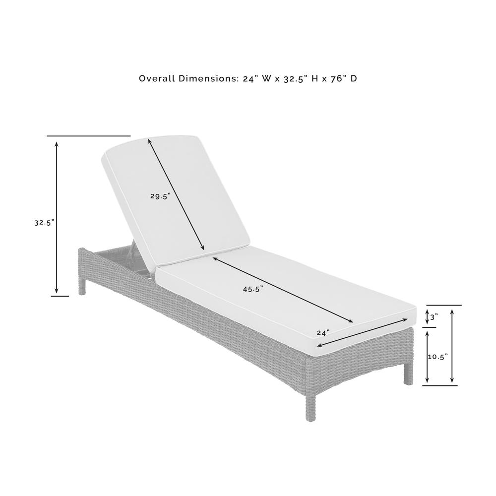 Bradenton Wicker Outdoor Chaise Lounge