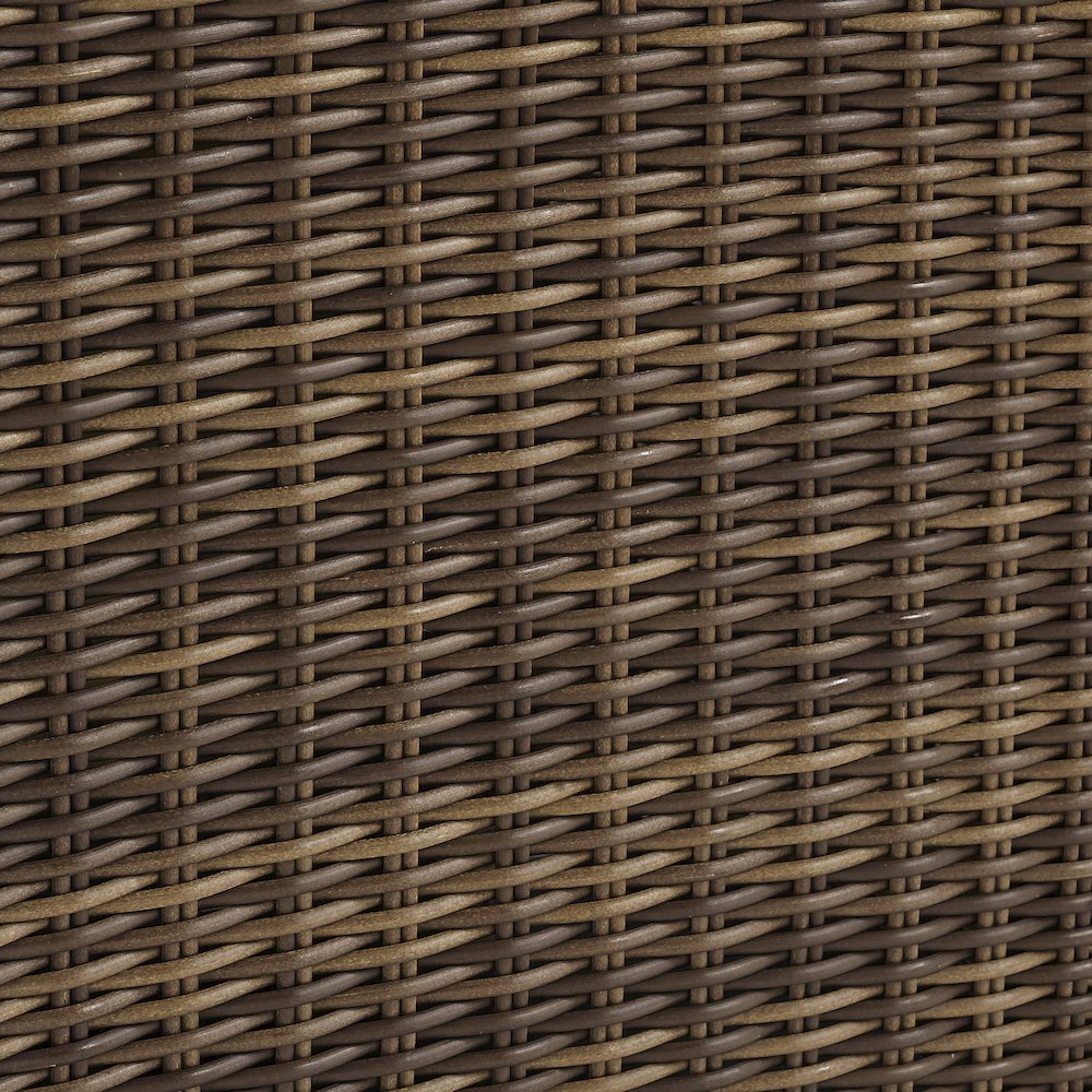 Bradenton 3Pc Armless Wicker Outdoor Chair Set – Side Table & 2 Armless Chairs