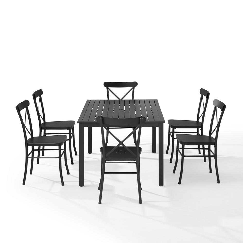 Astrid 7Pc Outdoor Dining Set – Dining Table & 6 Chairs
