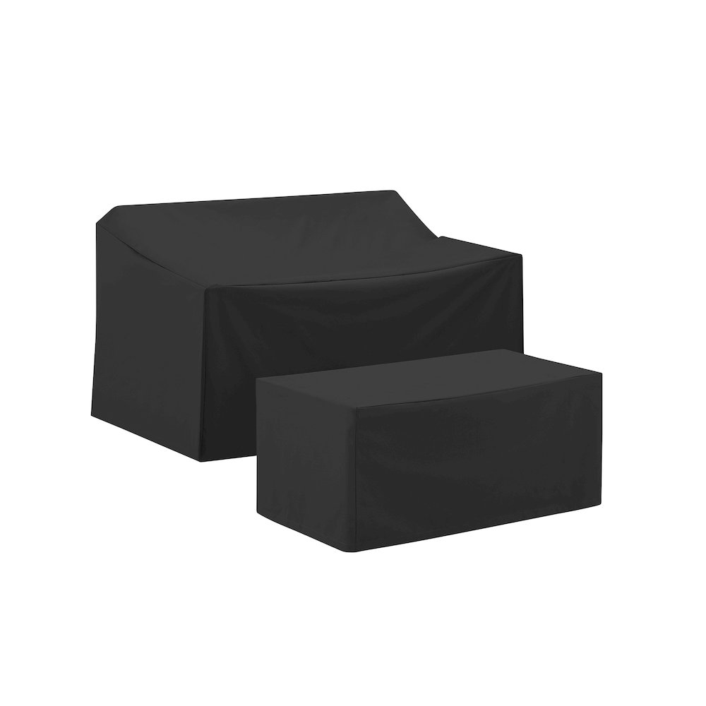 2Pc Outdoor Furniture Cover Set – Loveseat & Coffee Table
