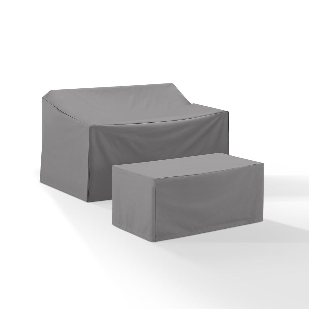 2Pc Outdoor Furniture Cover Set – Loveseat & Coffee Table