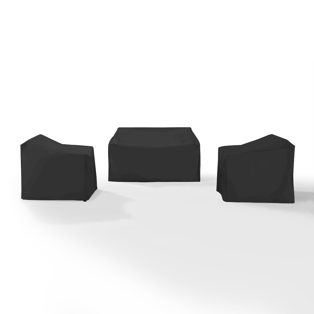 3Pc Outdoor Furniture Cover Set – Loveseat & 2 Chairs