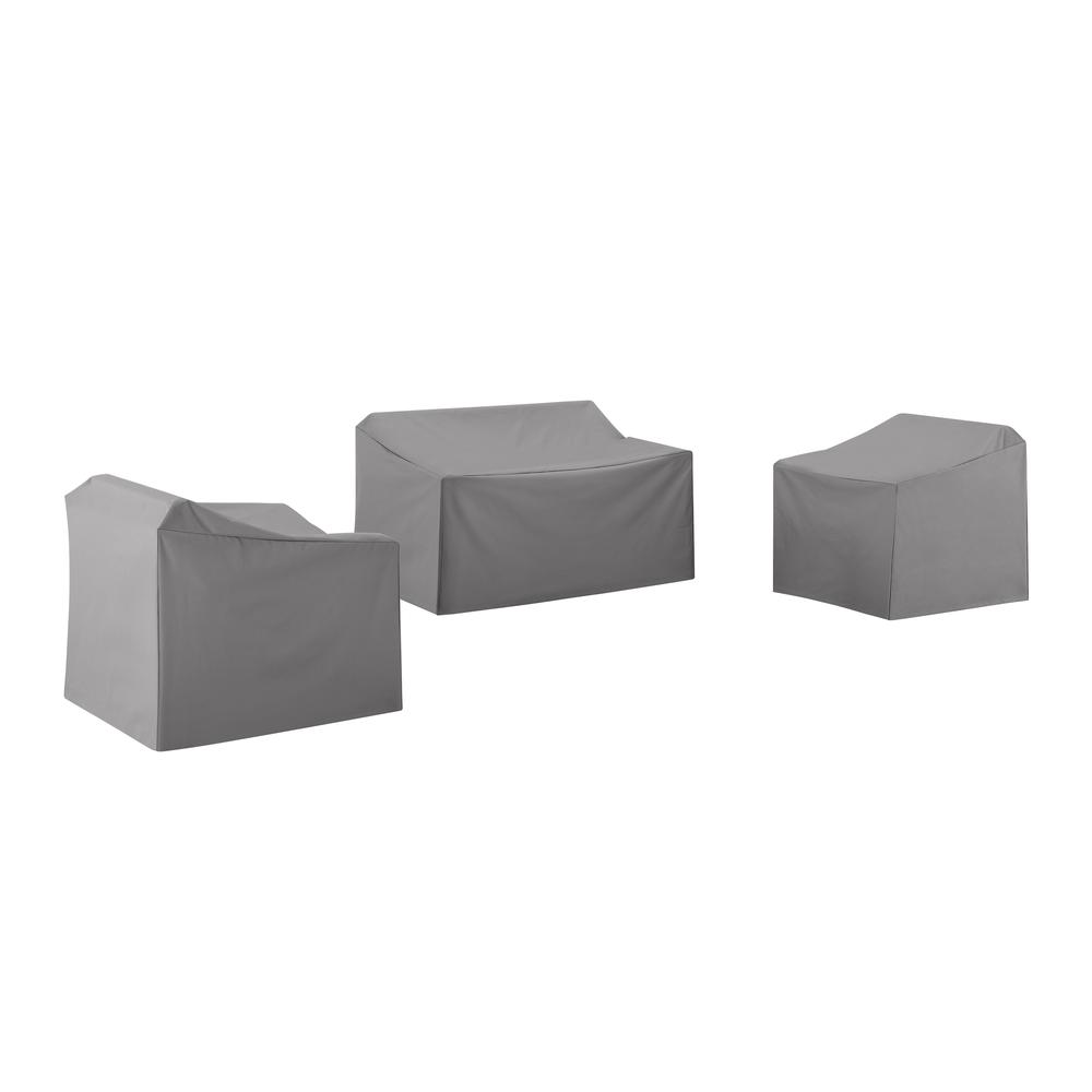 3Pc Outdoor Furniture Cover Set – Loveseat & 2 Chairs