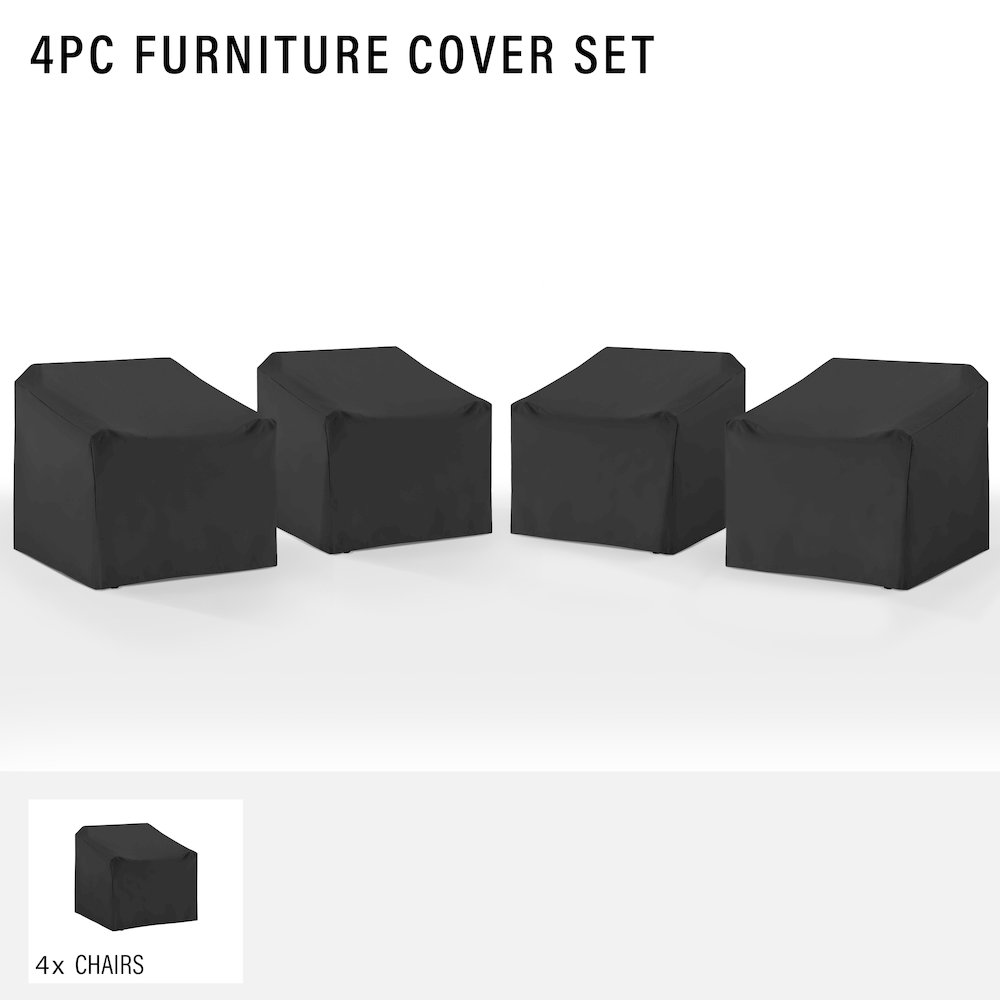 4Pc Outdoor Chair Furniture Cover Set – 4 Chairs