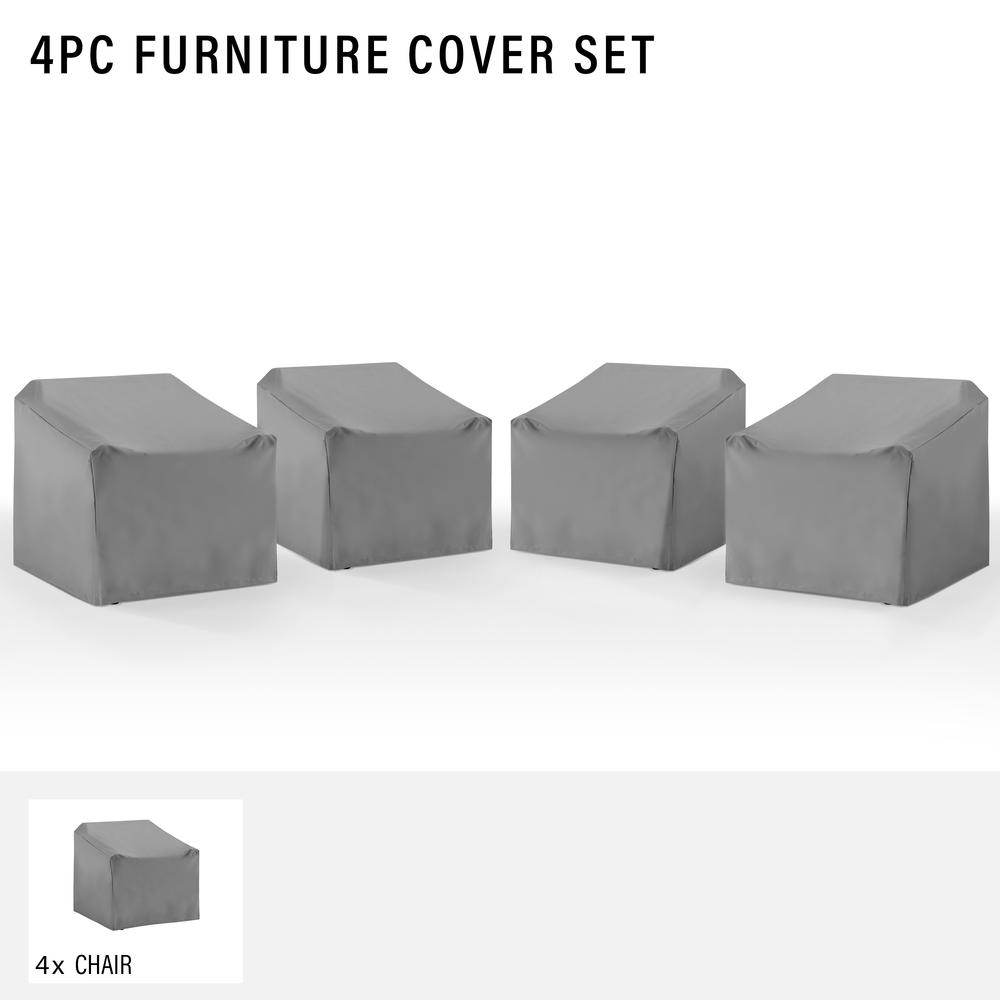 4Pc Outdoor Chair Furniture Cover Set – 4 Chairs