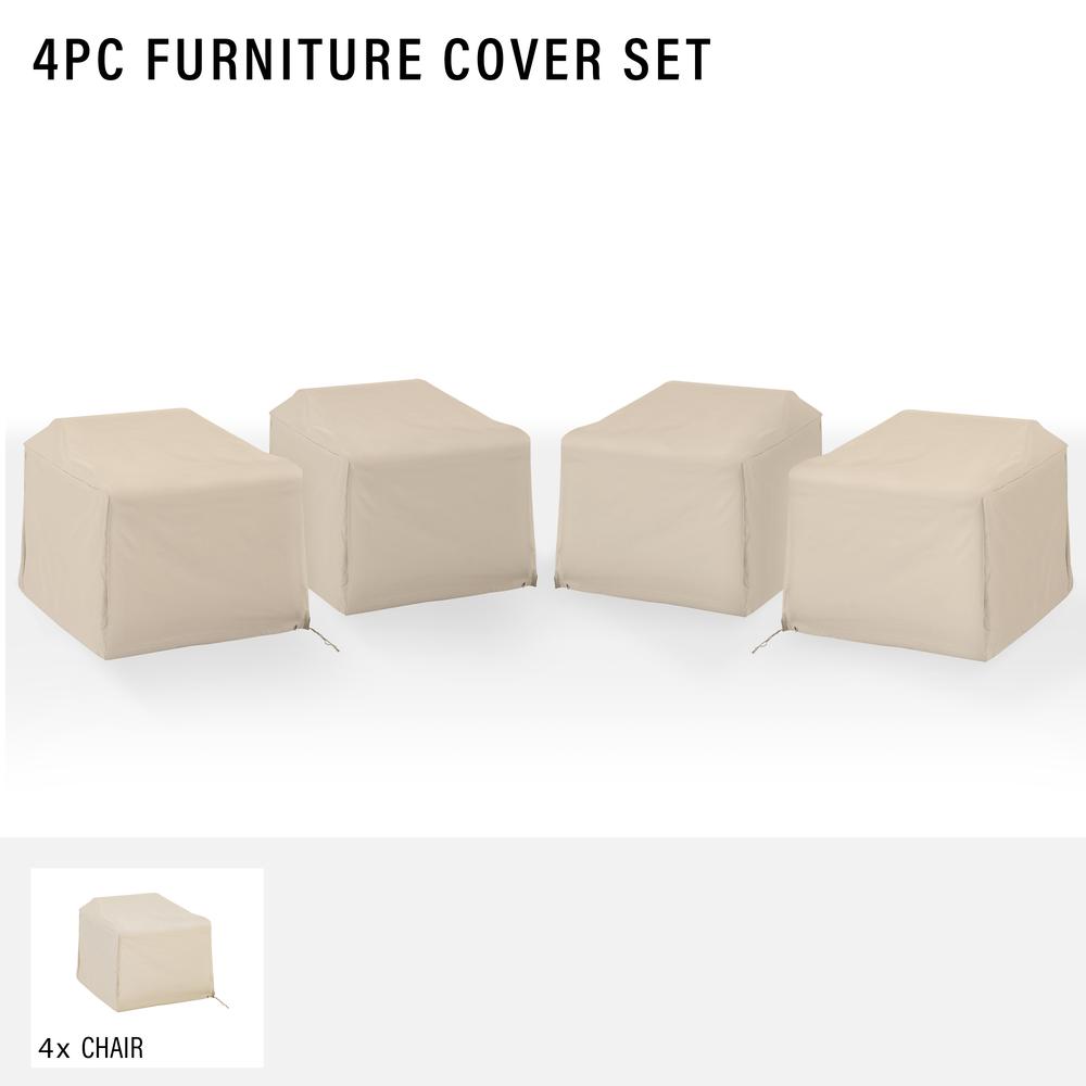 4Pc Outdoor Chair Furniture Cover Set – 4 Chairs