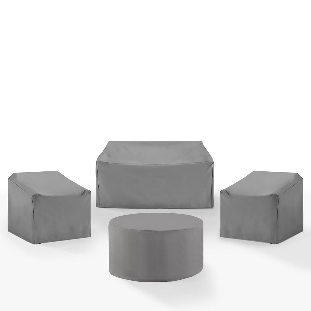 4Pc Outdoor Furniture Cover Set – 2 Chairs