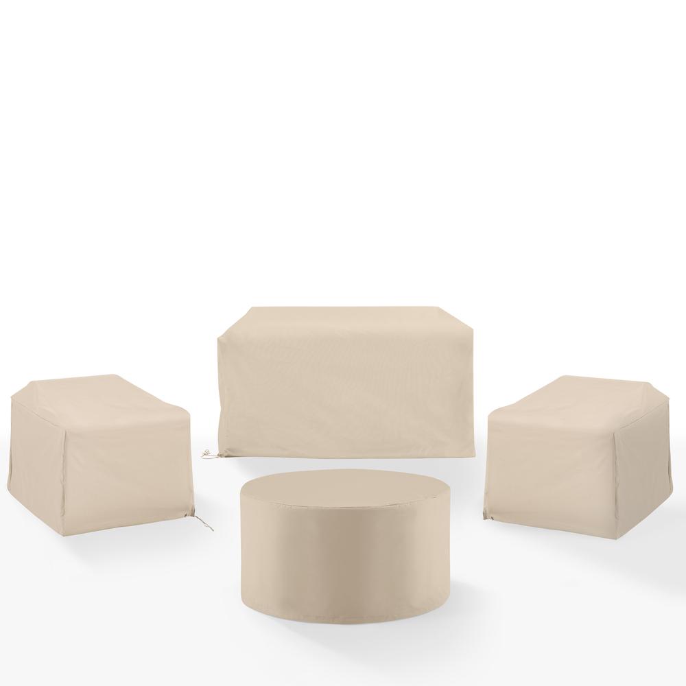 4Pc Outdoor Furniture Cover Set – 2 Chairs
