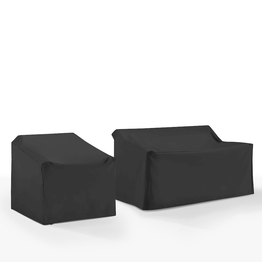 2Pc Outdoor Furniture Cover Set – Chair & Loveseat