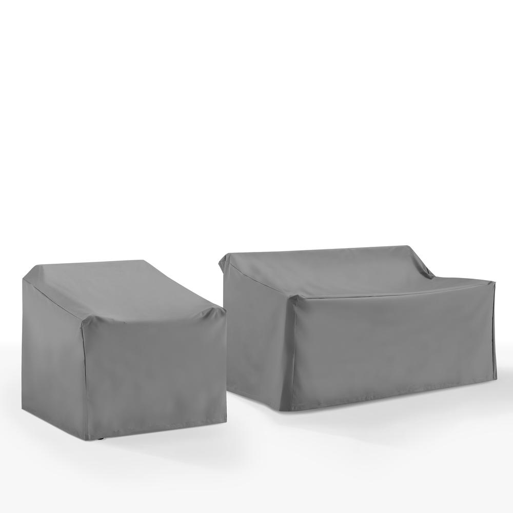 2Pc Outdoor Furniture Cover Set – Chair & Loveseat