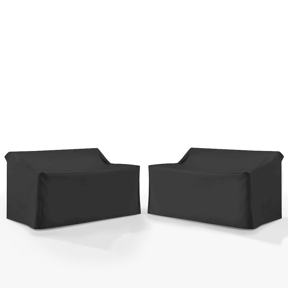 2Pc Outdoor Loveseat Furniture Cover Set – 2 Loveseats