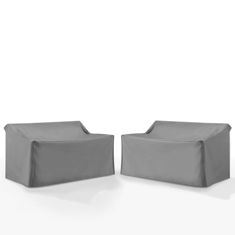 2Pc Outdoor Loveseat Furniture Cover Set – 2 Loveseats