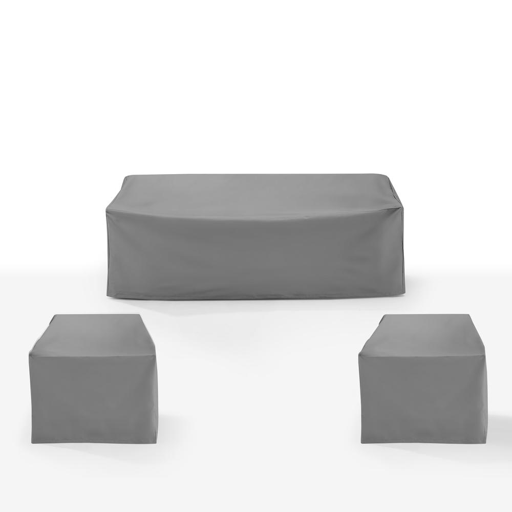 3Pc Outdoor Furniture Cover Set – 2 Chairs & 1 Sofa