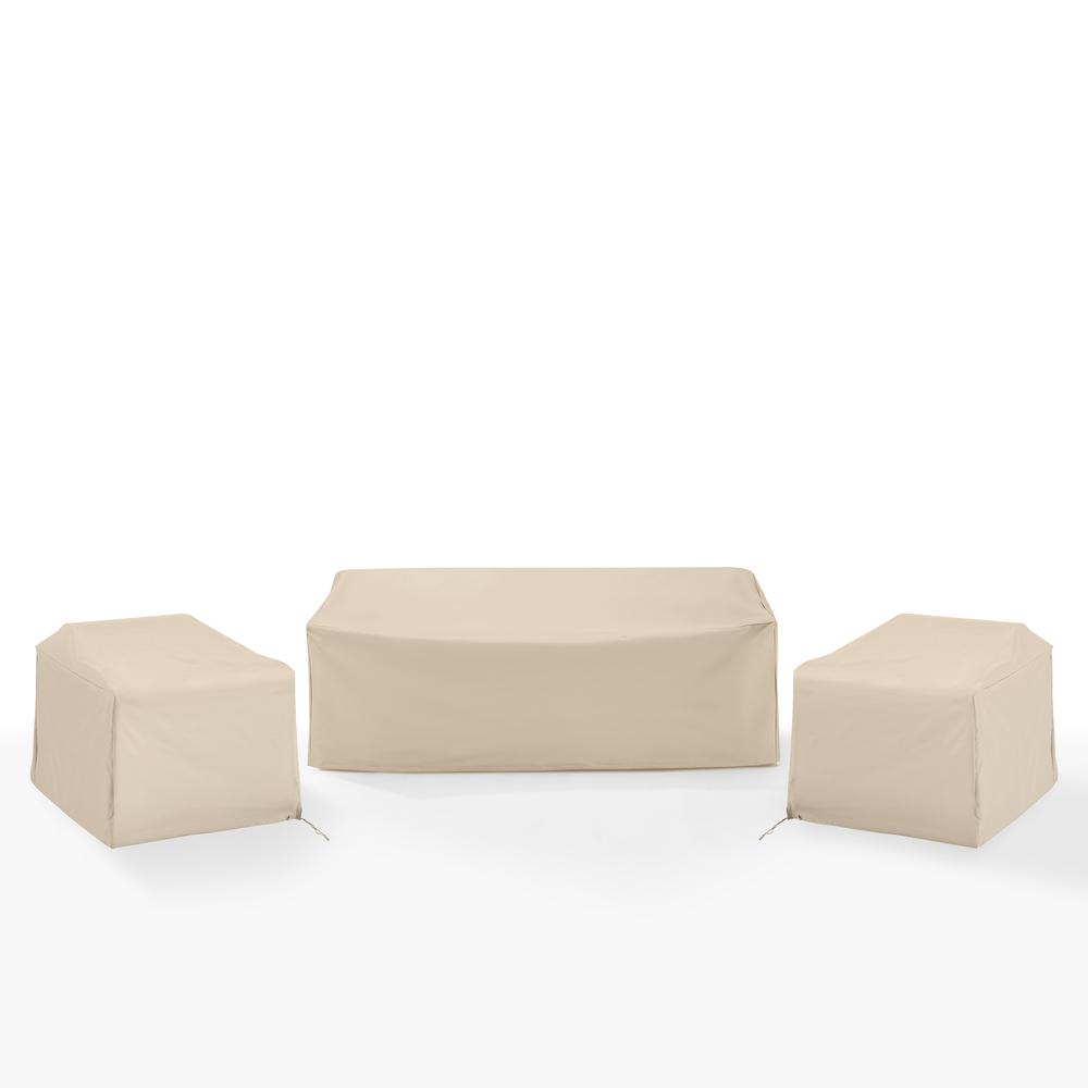 3Pc Outdoor Furniture Cover Set – 2 Chairs & 1 Sofa