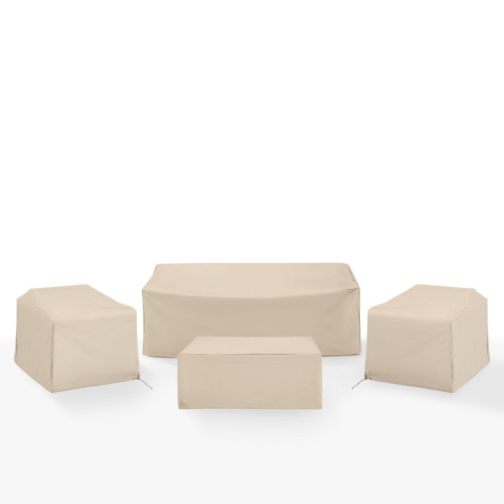 4Pc Outdoor Furniture Cover Set – 2 Chairs