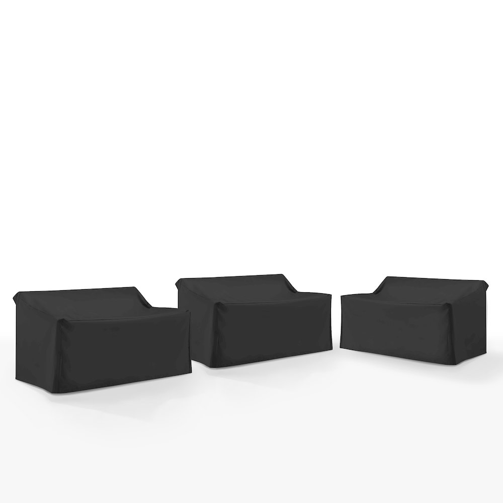 3Pc Outdoor Sectional Furniture Cover Set – 3 Loveseats