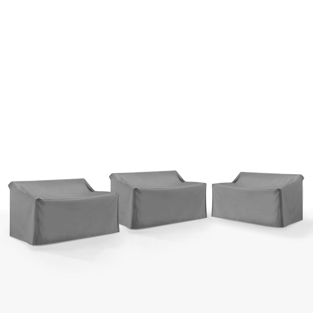 3Pc Outdoor Sectional Furniture Cover Set – 3 Loveseats