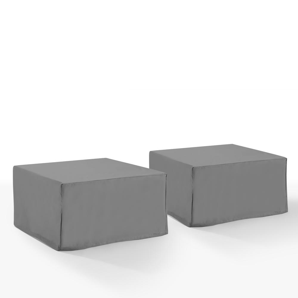 2Pc Square Table And Ottoman Furniture Cover Set – 2 Square Table/Ottoman
