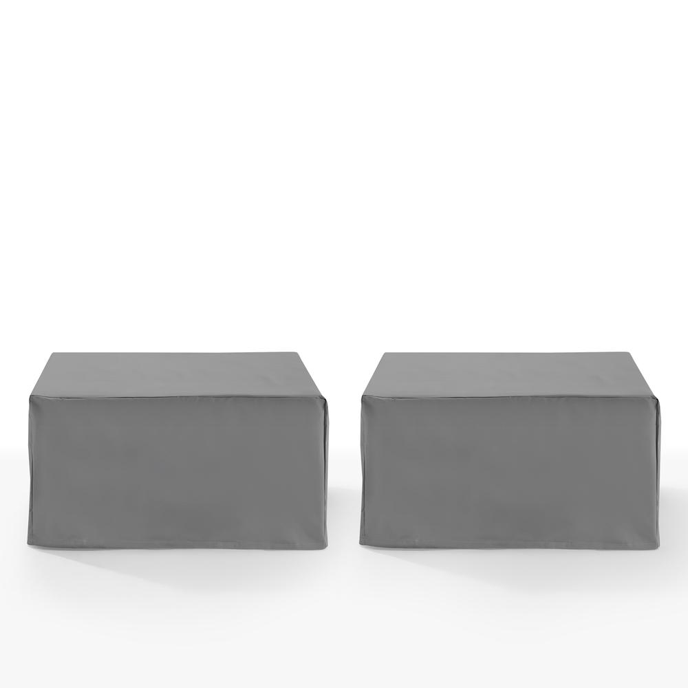 2Pc Square Table And Ottoman Furniture Cover Set – 2 Square Table/Ottoman