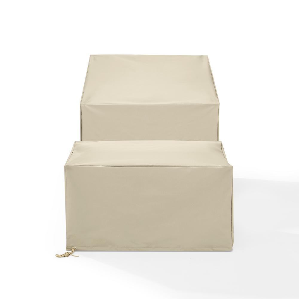 2Pc Outdoor Furniture Cover Set – Chair & Square Table/Ottoman