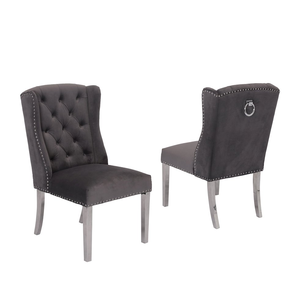 4 Colors to Choose (Set of 2) – Dark grey 604