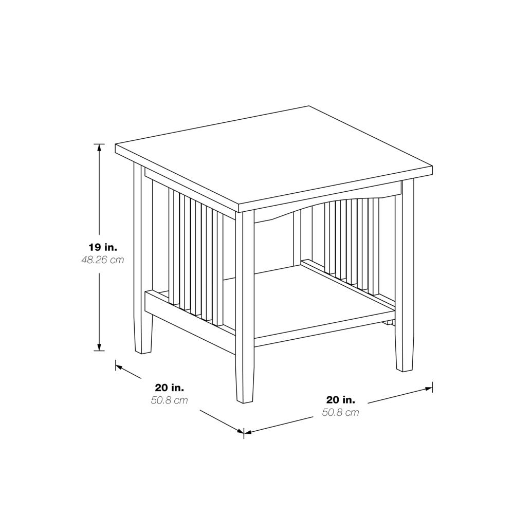 Sierra Mission End Table