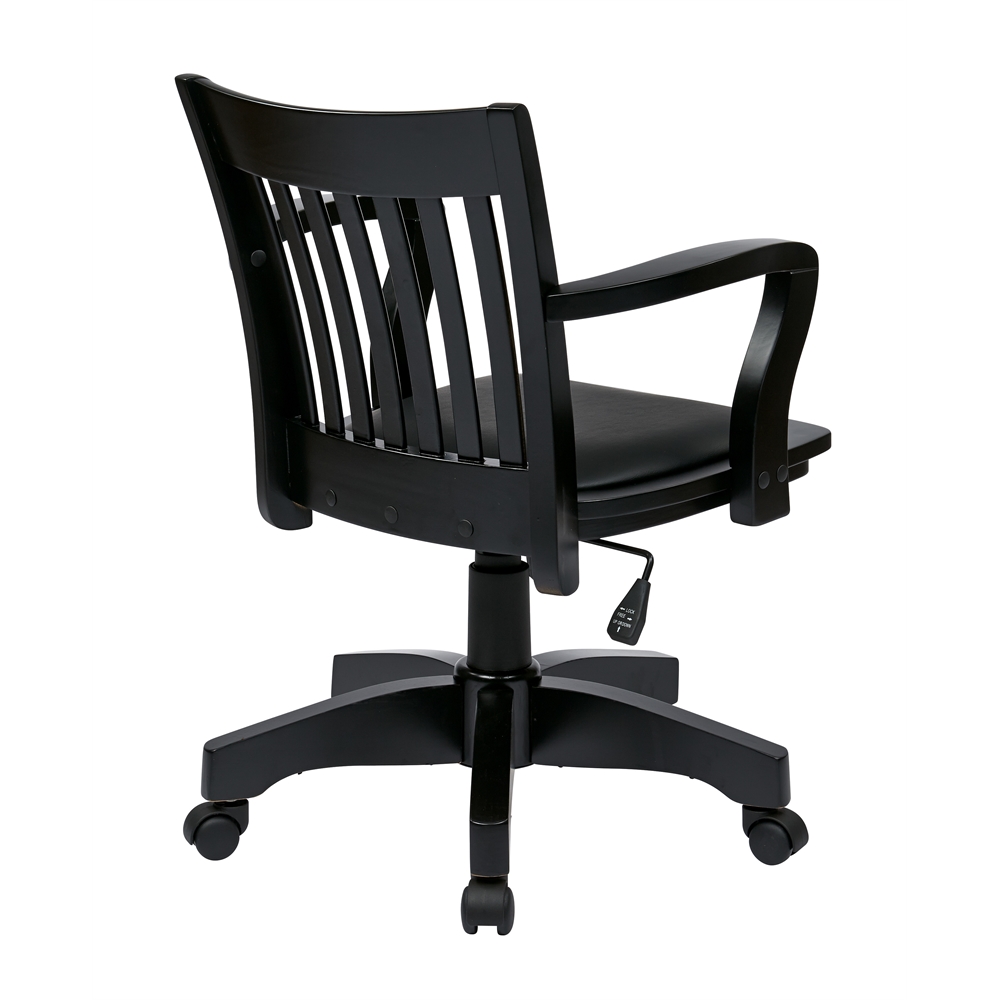 Deluxe Wood Banker’s Chair