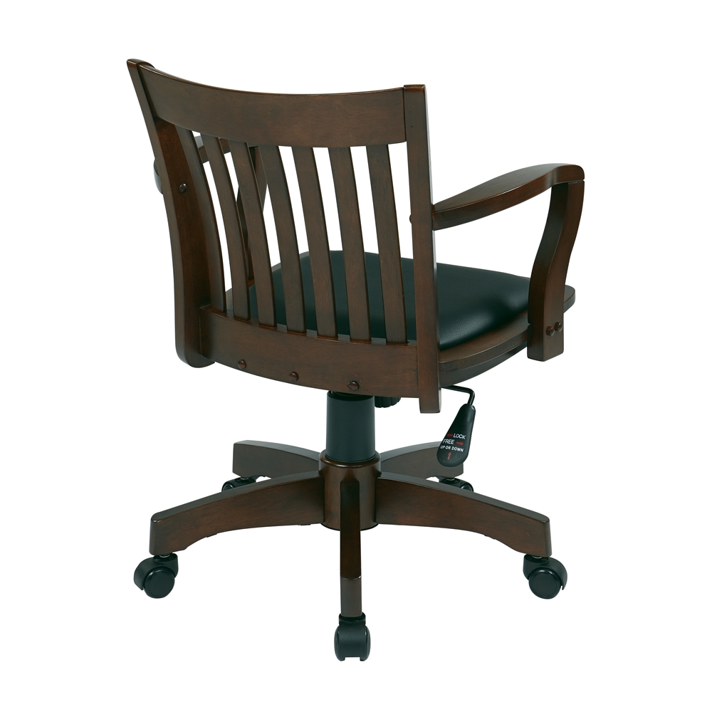 Deluxe Wood Banker’s Chair