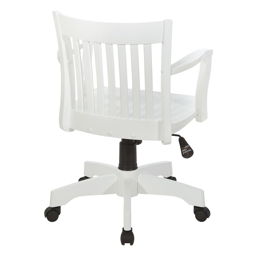 Deluxe Wood Banker’s Chair